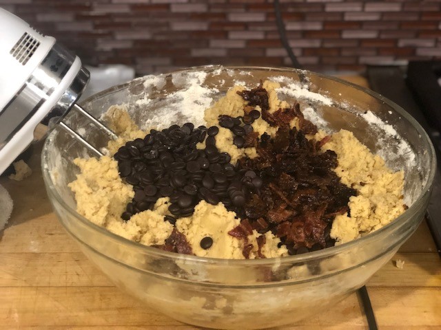 Candied Bacon Chocolate Chip Cookies